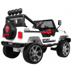 Elektrické autíčko Raptor Drifter 4x4 off road - biele